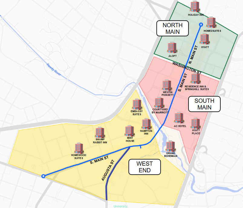 HOTELS BY ZONE (Tap to Zoom)